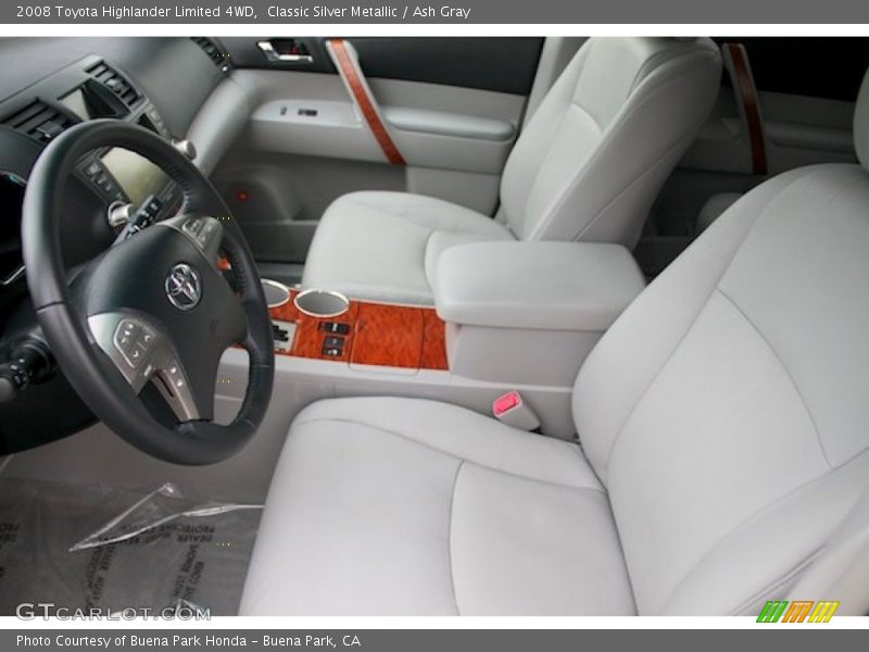 Classic Silver Metallic / Ash Gray 2008 Toyota Highlander Limited 4WD