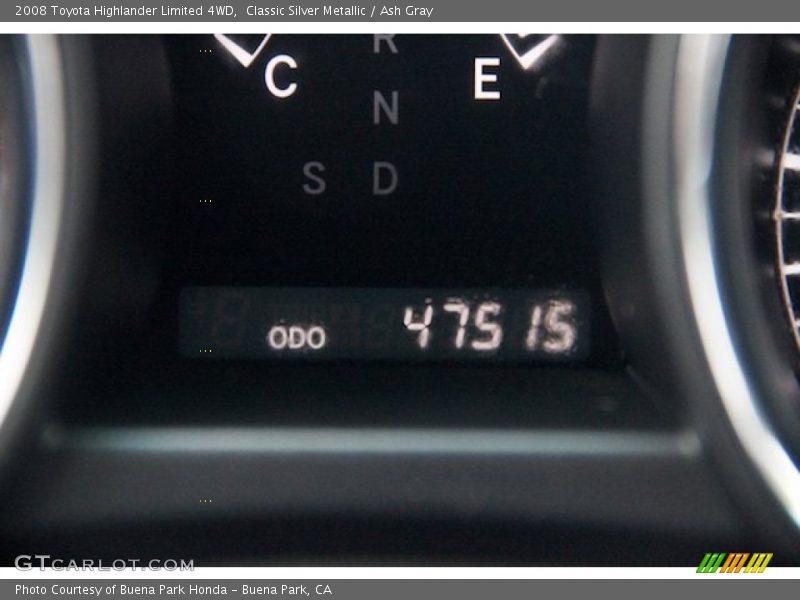 Classic Silver Metallic / Ash Gray 2008 Toyota Highlander Limited 4WD