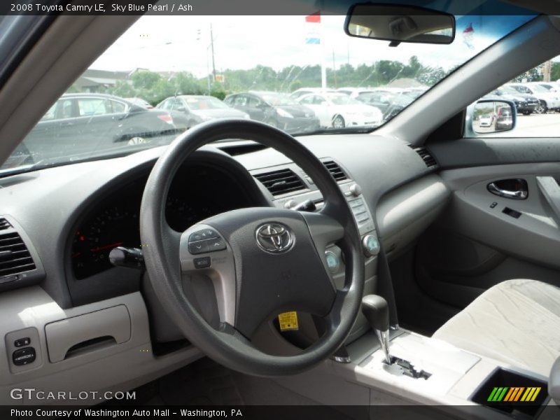 Sky Blue Pearl / Ash 2008 Toyota Camry LE