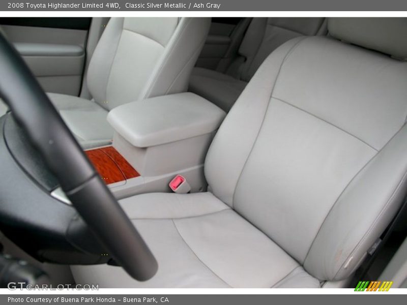 Classic Silver Metallic / Ash Gray 2008 Toyota Highlander Limited 4WD
