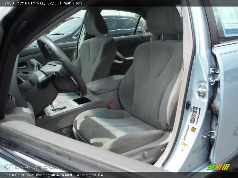 Sky Blue Pearl / Ash 2008 Toyota Camry LE