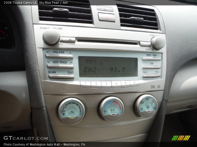Sky Blue Pearl / Ash 2008 Toyota Camry LE