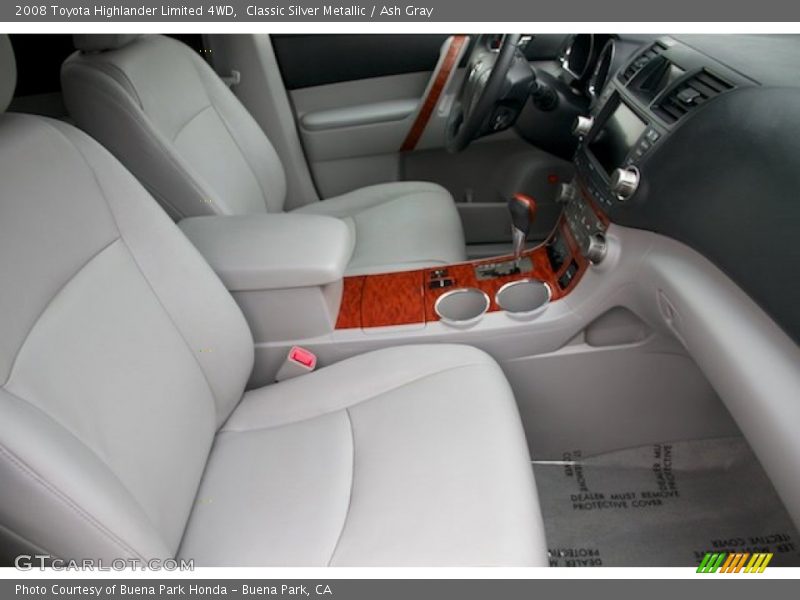 Classic Silver Metallic / Ash Gray 2008 Toyota Highlander Limited 4WD