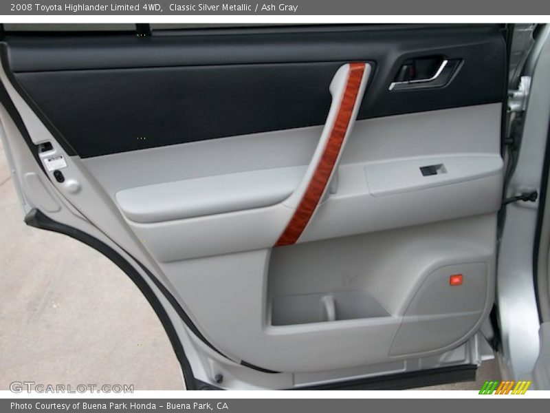 Classic Silver Metallic / Ash Gray 2008 Toyota Highlander Limited 4WD
