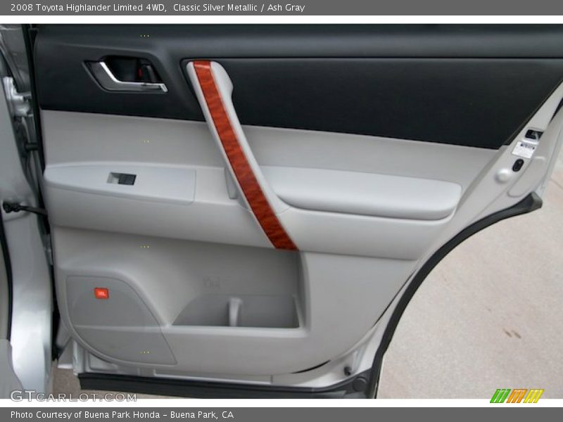 Classic Silver Metallic / Ash Gray 2008 Toyota Highlander Limited 4WD