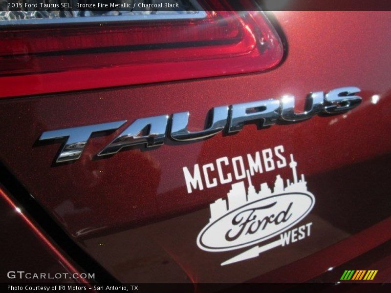 Bronze Fire Metallic / Charcoal Black 2015 Ford Taurus SEL