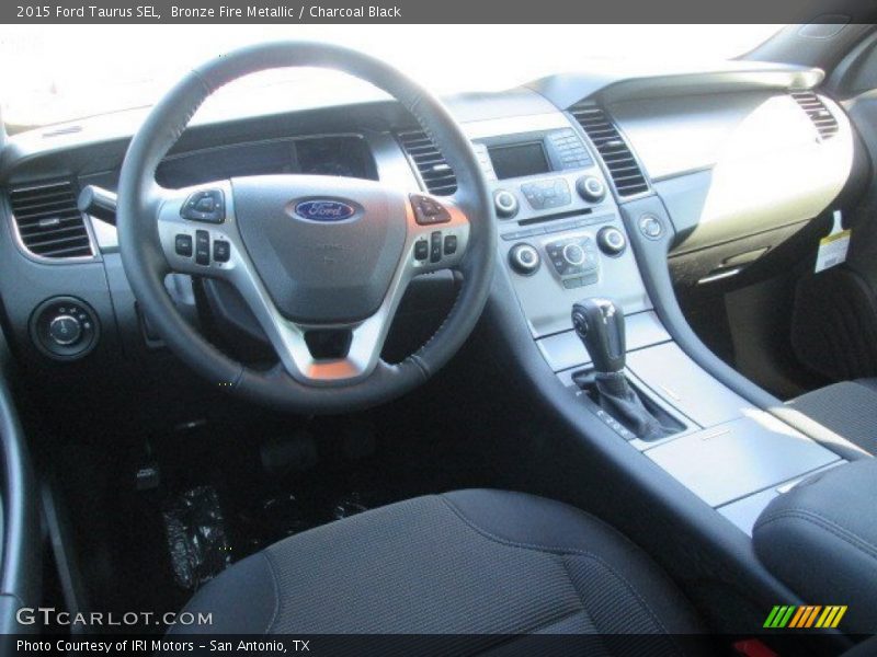 Bronze Fire Metallic / Charcoal Black 2015 Ford Taurus SEL