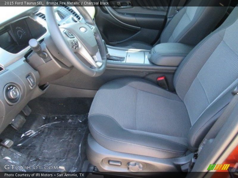 Bronze Fire Metallic / Charcoal Black 2015 Ford Taurus SEL
