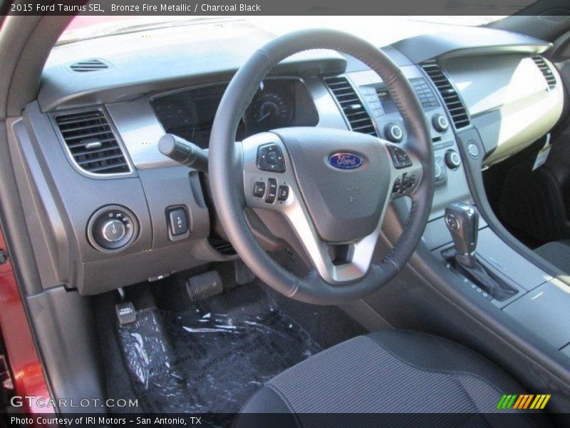 Bronze Fire Metallic / Charcoal Black 2015 Ford Taurus SEL