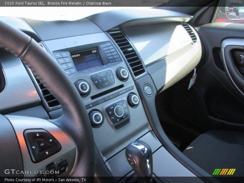 Bronze Fire Metallic / Charcoal Black 2015 Ford Taurus SEL