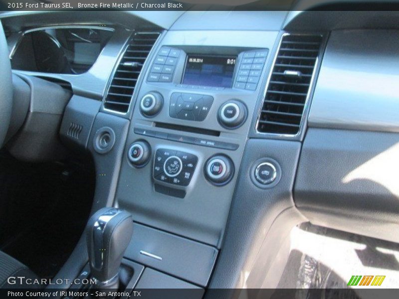 Bronze Fire Metallic / Charcoal Black 2015 Ford Taurus SEL
