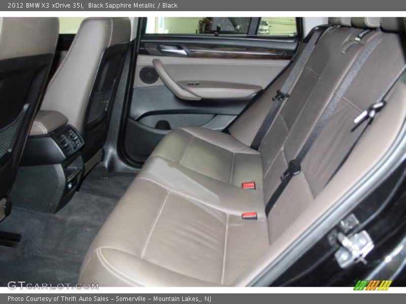 Black Sapphire Metallic / Black 2012 BMW X3 xDrive 35i