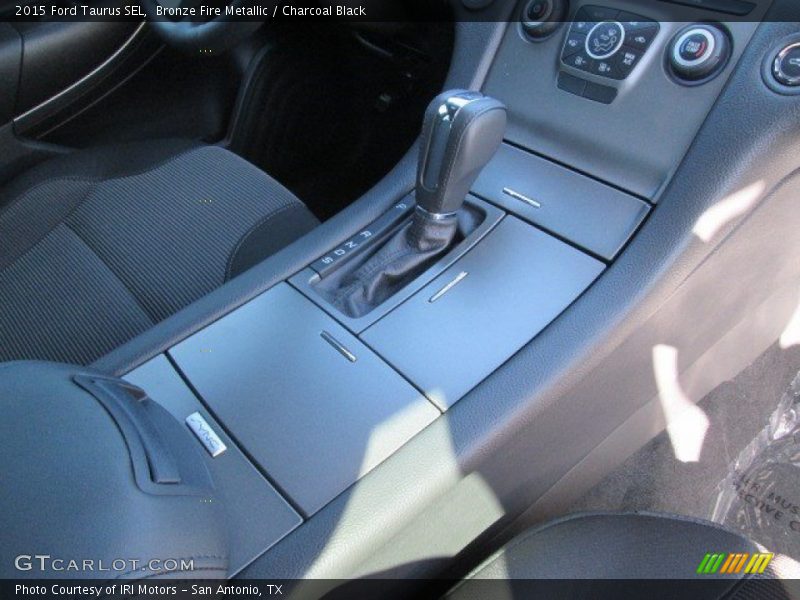 Bronze Fire Metallic / Charcoal Black 2015 Ford Taurus SEL
