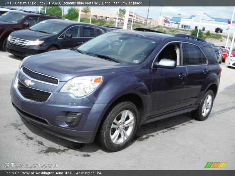 Atlantis Blue Metallic / Light Titanium/Jet Black 2013 Chevrolet Equinox LT AWD