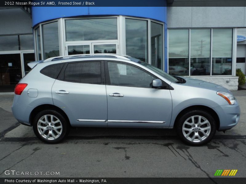 Frosted Steel / Black 2012 Nissan Rogue SV AWD