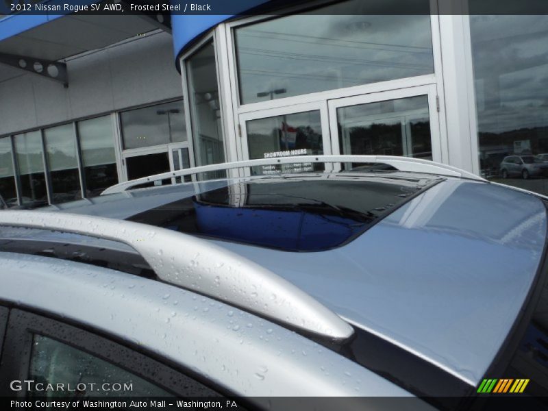 Frosted Steel / Black 2012 Nissan Rogue SV AWD