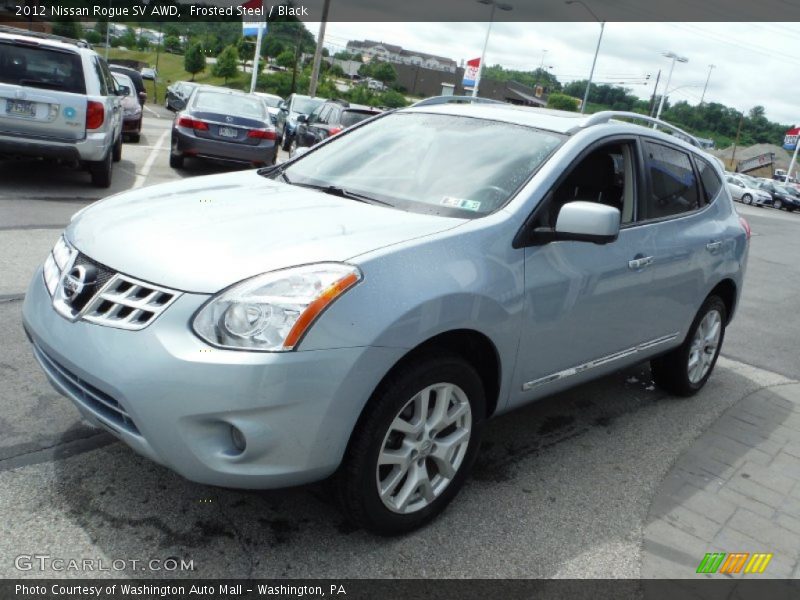 Frosted Steel / Black 2012 Nissan Rogue SV AWD