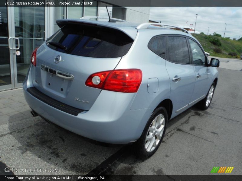 Frosted Steel / Black 2012 Nissan Rogue SV AWD