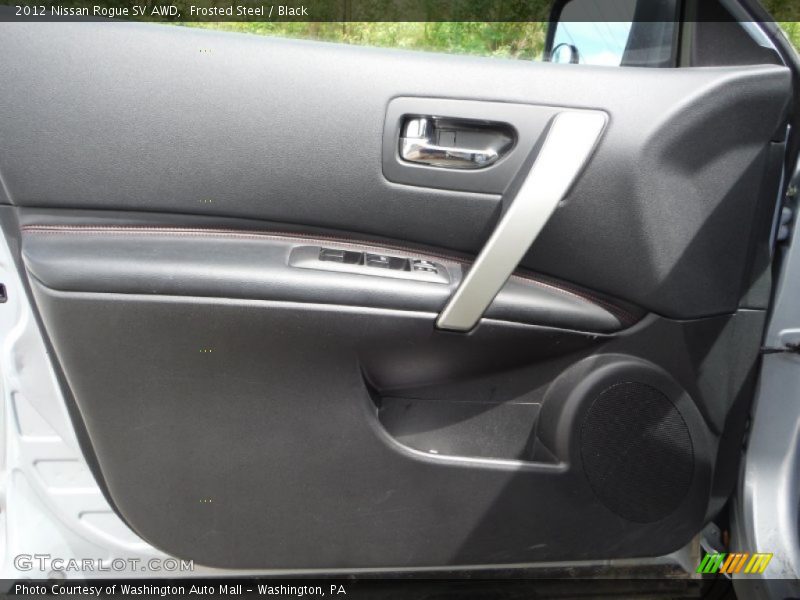 Frosted Steel / Black 2012 Nissan Rogue SV AWD