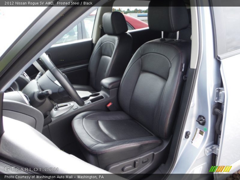 Frosted Steel / Black 2012 Nissan Rogue SV AWD