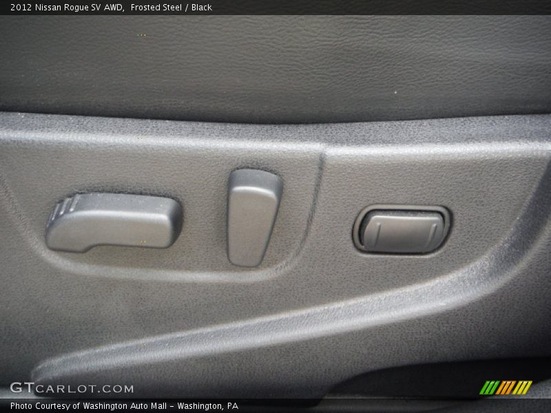 Frosted Steel / Black 2012 Nissan Rogue SV AWD