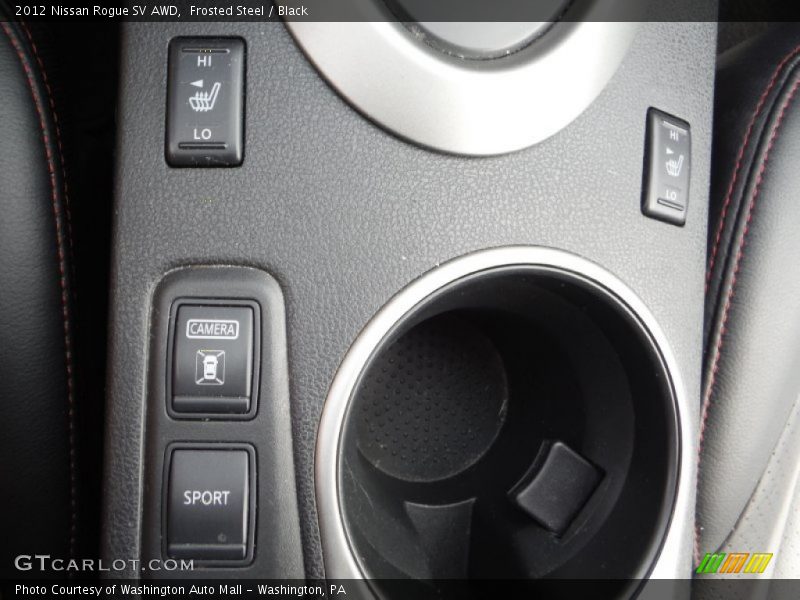 Frosted Steel / Black 2012 Nissan Rogue SV AWD