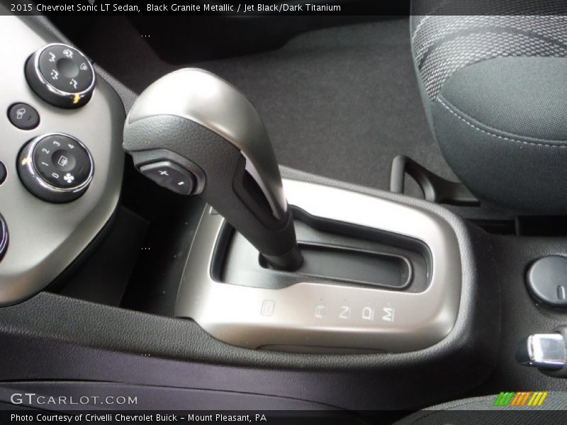 Black Granite Metallic / Jet Black/Dark Titanium 2015 Chevrolet Sonic LT Sedan
