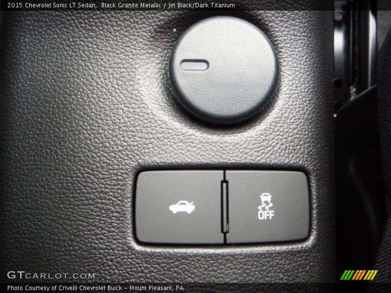 Black Granite Metallic / Jet Black/Dark Titanium 2015 Chevrolet Sonic LT Sedan