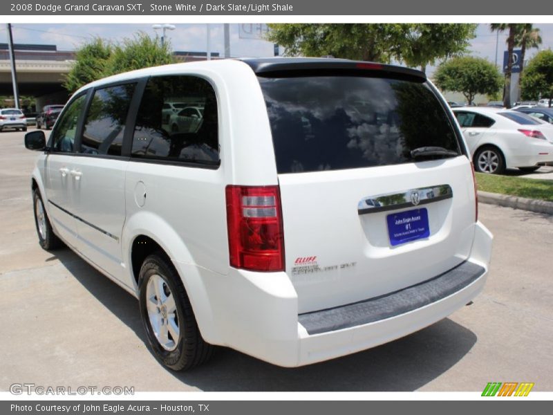 Stone White / Dark Slate/Light Shale 2008 Dodge Grand Caravan SXT
