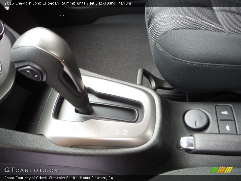 Summit White / Jet Black/Dark Titanium 2015 Chevrolet Sonic LT Sedan