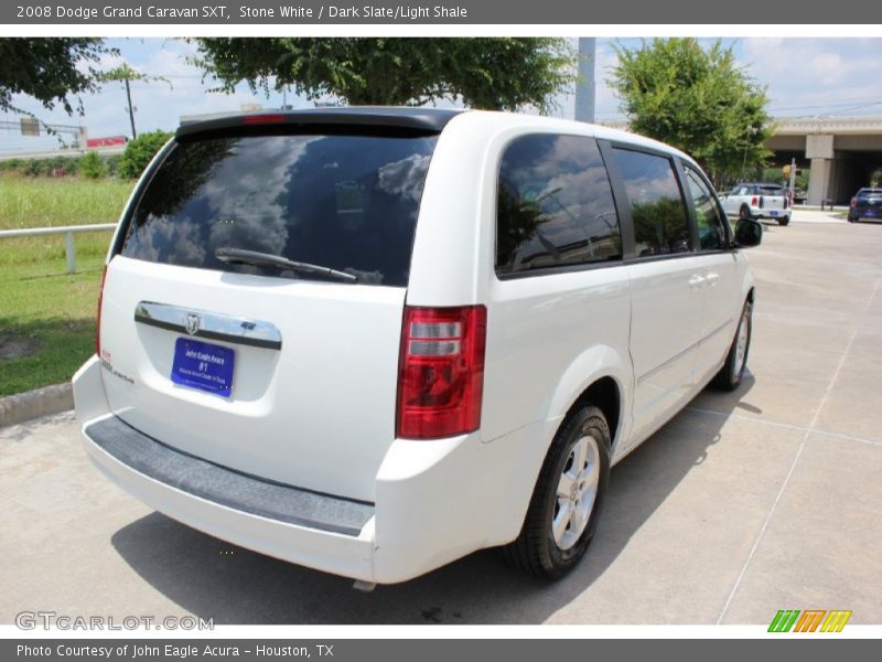 Stone White / Dark Slate/Light Shale 2008 Dodge Grand Caravan SXT