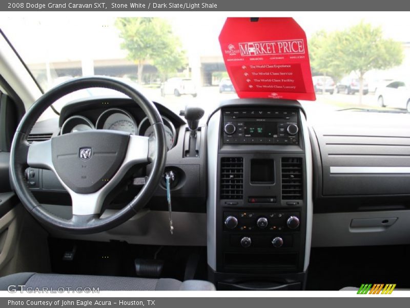 Stone White / Dark Slate/Light Shale 2008 Dodge Grand Caravan SXT