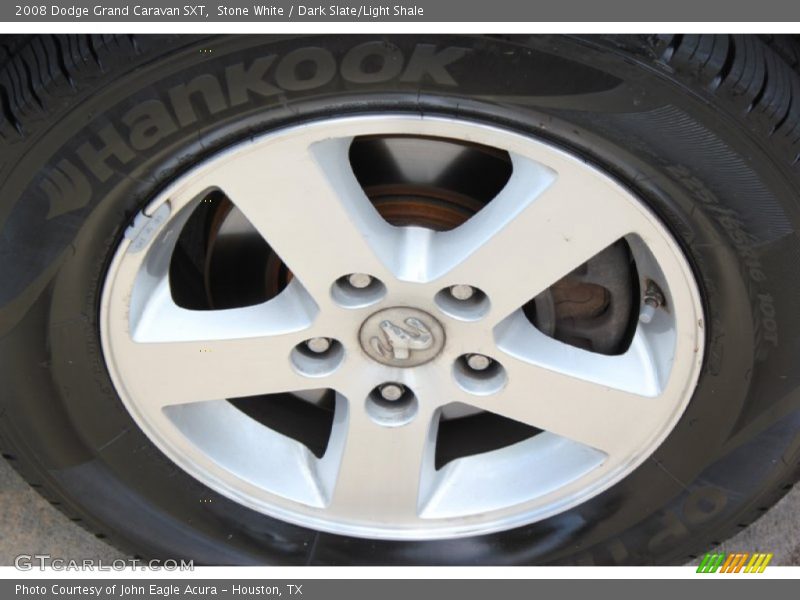 Stone White / Dark Slate/Light Shale 2008 Dodge Grand Caravan SXT