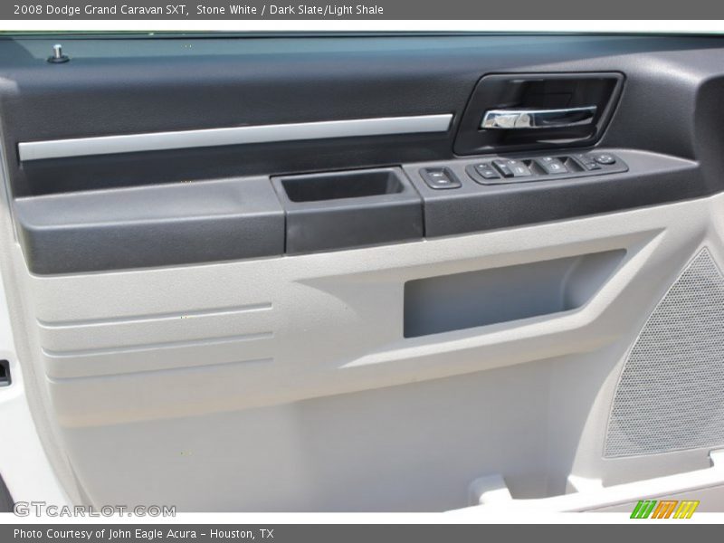 Stone White / Dark Slate/Light Shale 2008 Dodge Grand Caravan SXT