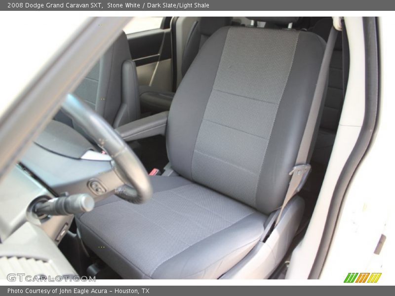 Stone White / Dark Slate/Light Shale 2008 Dodge Grand Caravan SXT