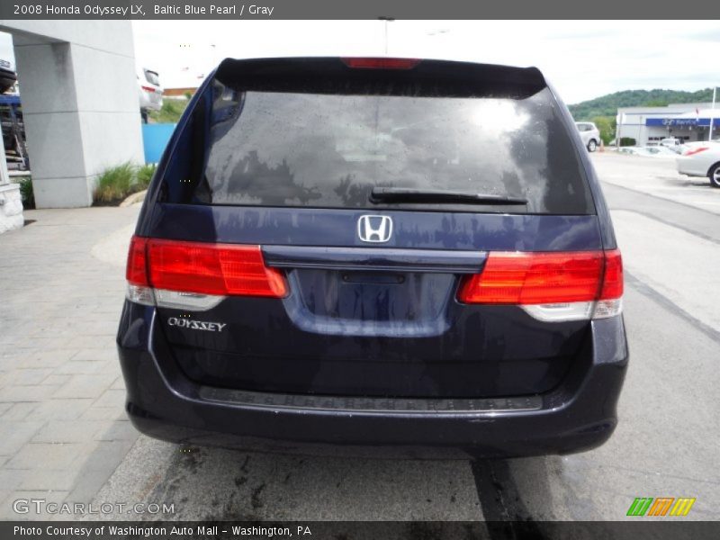 Baltic Blue Pearl / Gray 2008 Honda Odyssey LX