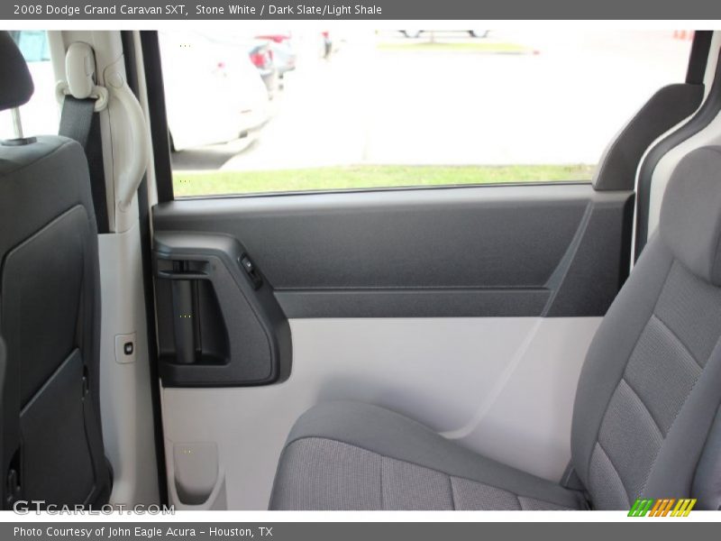 Stone White / Dark Slate/Light Shale 2008 Dodge Grand Caravan SXT