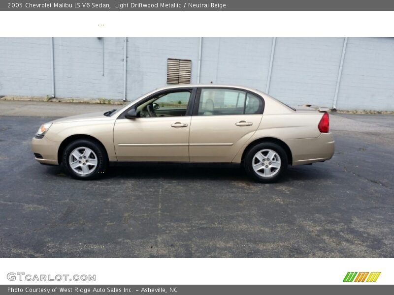 Light Driftwood Metallic / Neutral Beige 2005 Chevrolet Malibu LS V6 Sedan