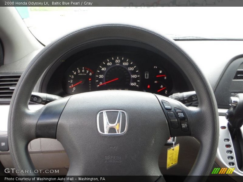 Baltic Blue Pearl / Gray 2008 Honda Odyssey LX