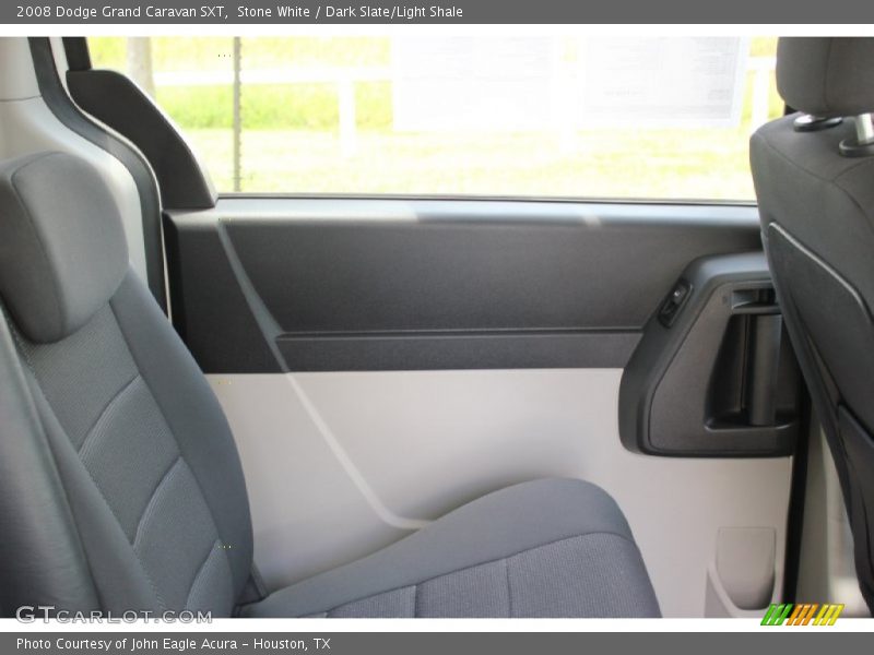 Stone White / Dark Slate/Light Shale 2008 Dodge Grand Caravan SXT