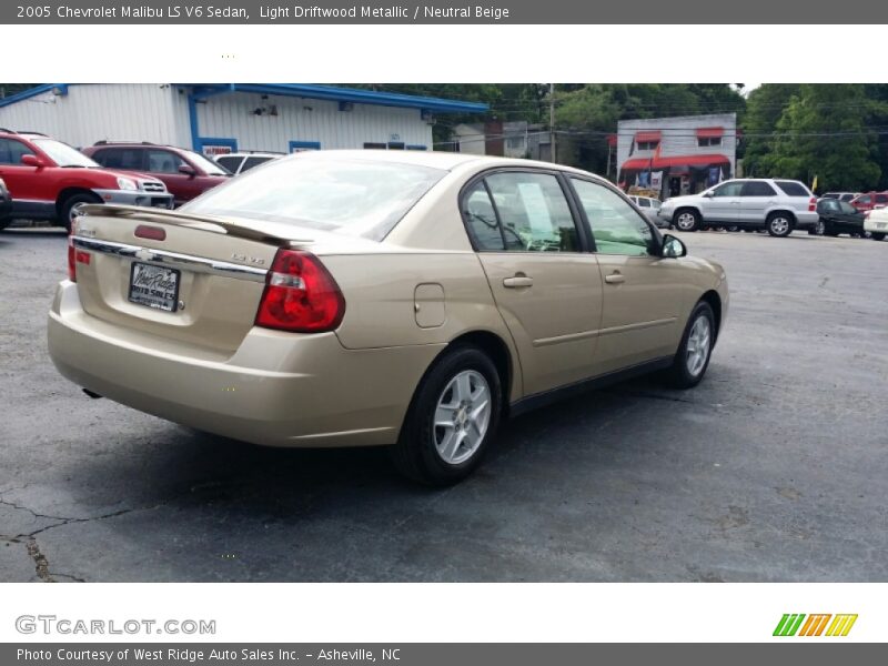 Light Driftwood Metallic / Neutral Beige 2005 Chevrolet Malibu LS V6 Sedan