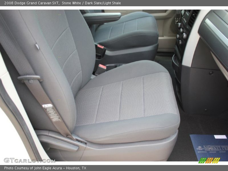 Stone White / Dark Slate/Light Shale 2008 Dodge Grand Caravan SXT