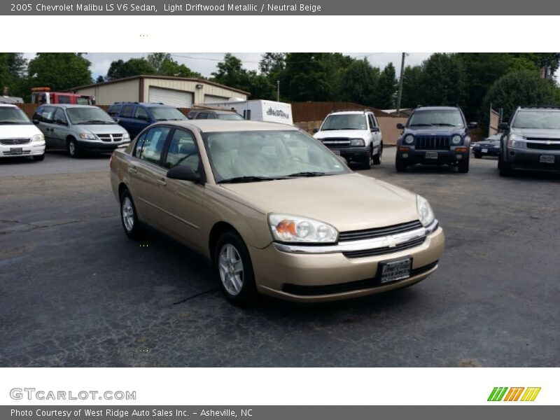 Light Driftwood Metallic / Neutral Beige 2005 Chevrolet Malibu LS V6 Sedan