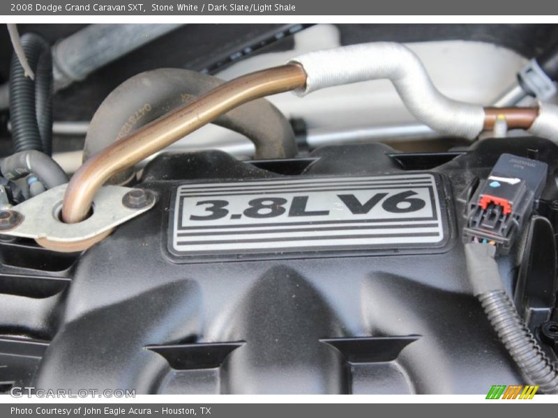 Stone White / Dark Slate/Light Shale 2008 Dodge Grand Caravan SXT