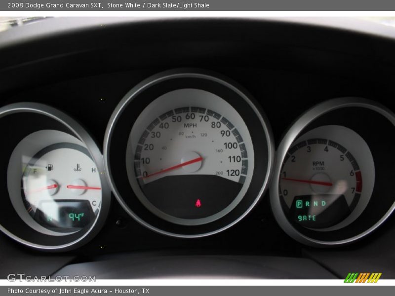 Stone White / Dark Slate/Light Shale 2008 Dodge Grand Caravan SXT