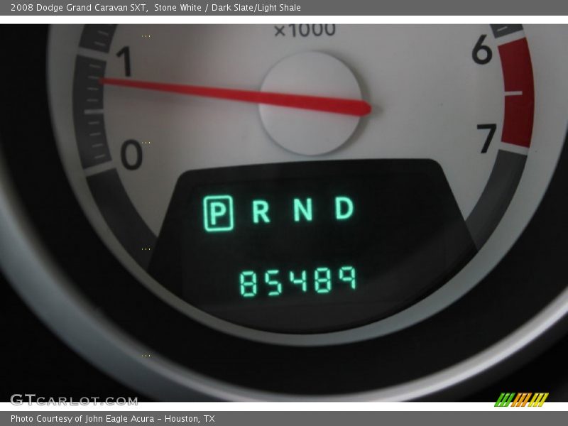 Stone White / Dark Slate/Light Shale 2008 Dodge Grand Caravan SXT