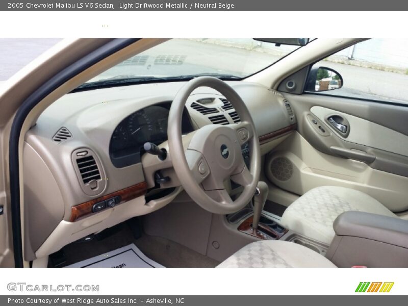 Light Driftwood Metallic / Neutral Beige 2005 Chevrolet Malibu LS V6 Sedan