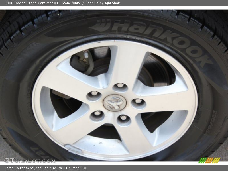 Stone White / Dark Slate/Light Shale 2008 Dodge Grand Caravan SXT