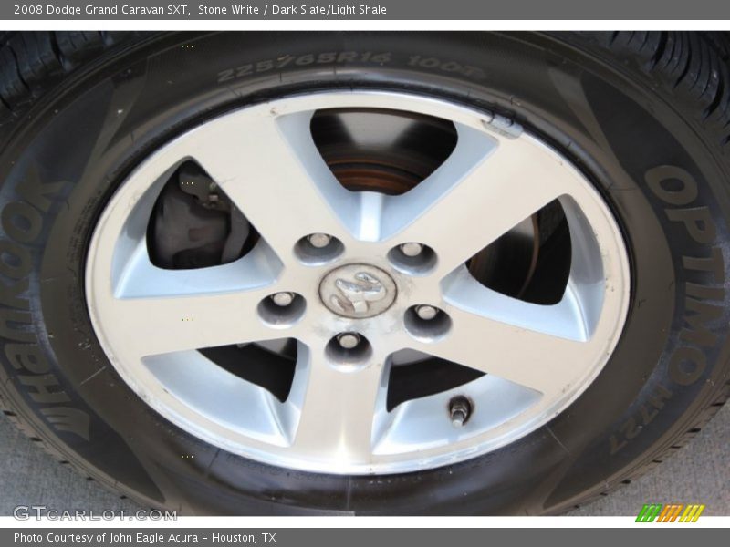 Stone White / Dark Slate/Light Shale 2008 Dodge Grand Caravan SXT