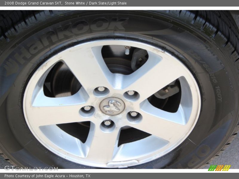 Stone White / Dark Slate/Light Shale 2008 Dodge Grand Caravan SXT